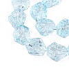 Electroplate Glass Beads Strands EGLA-N012-08H-3