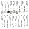 20Pcs Resin & Alloy Mobile Straps HJEW-PH02164-1