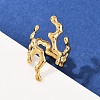 304 Stainless Steel Cuff Open Rings for Women RJEW-H255-01G-08-3
