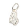 Number Series 925 Sterling Silver Charms LS-STER-Q002-01E-1