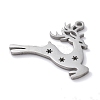 Christmas Theme Anti-Tarnish 304 Stainless Steel Pendants STAS-R003-04P-06-2