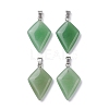 Natural Green Aventurine Pendants G-C110-05E-P-1
