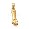 201 Stainless Steel Pendants STAS-Q344-05B-G-1