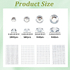 16 Sheets 4 Styles ABS Imitation Pearl Stickers Paper Sheets for Craft DIY-CP0013-56-2