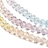 Transparent Painted Glass Beads Strands DGLA-A034-T1mm-A15-4