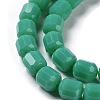 Opaque Glass Beads Strands GLAA-G112-03G-3