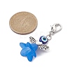 Acrylic & Resin Evil Eye Angel Pendant Decorations HJEW-JM01521-3