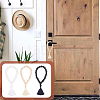 6Pcs 3 Colors Wood Tassels Pendant Decorations HJEW-OC00016-6