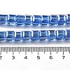 Electroplate Glass Beads Strands EGLA-H108-01A-AB05-4