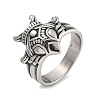 304 Stainless Steel Ring RJEW-B055-04AS-21-1