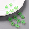 Frosted Acrylic Bead Caps MACR-S371-07A-734-6