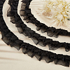 Satin Chiffon Double Ruffled Lace Trim OCOR-WH0047-32A-4