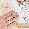 40Pcs 2 Colors Brass Pendants KK-PH0012-23B-3
