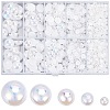 70G  5 Styles ABS Plastic Imitation Pearl Cabochons OACR-SC0001-45D-1