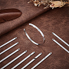 15Pcs Stainless Steel Bangle Makings FIND-BC0014-34A-4