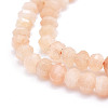 Natural Peach Moonstone Beads Strands G-E569-B07-3