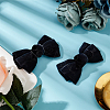 Polyester Bowknot Shoe Decorations AJEW-WH0323-25F-5