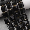 Natural Obsidian Beads Strands G-F839-A33-01-1