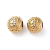 Ion Plating(IP) 304 Stainless Steel Rhinestone European Beads STAS-A092-10P-G-1