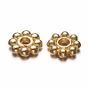 Alloy Daisy Spacer Beads PALLOY-L166-31G-2