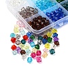 450Pcs 15 Colors Transparent Acrylic Beads TACR-YW0001-56-3