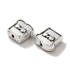 Tibetan Style Alloy Beads PALLOY-P302-01F-AS-2