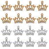40Pcs 2 Colors Alloy Crystal Rhinestone Pendants FIND-SC0016-45-1