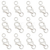 GOMAKERER 12Pcs 3 Styles 925 Sterling Silver Lobster Claw Clasps STER-GO0001-03-1