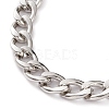 Men's 304 Stainless Steel Cuban Chains Bracelets and Necklaces Jewelry Sets SJEW-JS01158-6