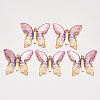 Transparent Acrylic Pendants X-TACR-R140-06F-1