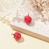 2pcs Brass Enamel Charms KK-YW0001-90-5