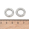 Tarnish Resistant 304 Stainless Steel Spring Gate Rings STAS-D070-01P-3