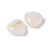 Natural Quartz Crystal Heart Engraving MBTI Figurines Statues for Home Office Desk Decorations X1-G-K353-05F-2