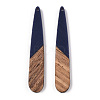 Resin & Walnut Wood Pendants RESI-S358-40P-2