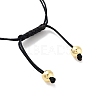 Handmade Lampwork Heart Bracelets BJEW-Q338-01B-3