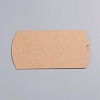 Kraft Paper Pillow Candy Box CON-WH0070-97A-02-2