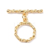 Rack Plating Brass Toggle Clasps KK-B036-15G-1