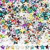 200Pcs 10 Colors Spray Painted Synthetic Turquoise Beads G-SC0003-36-1