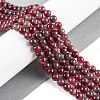 Natural Malaysia Jade Beads Strands G-A146-8mm-C13-2