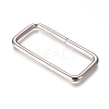 Iron Rectangle Buckle Ring IFIN-WH0051-78C-1