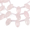 Natural Madagascar Rose Quartz Beads Strands G-P607-A06-01-4
