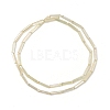 Electroplate Glass Beads Strands EGLA-L044-I-4