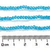 Baking Paint Imitation Jade Glass Bead Strands X-DGLA-A034-J2MM-A13-2