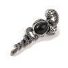 Natural Obsidian Pendants G-A224-03AS-02-2
