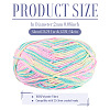 Light Gradient Segment Dyed Polyester Yarn DIY-TADJ0002-005F-4