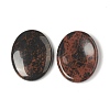Natural Mahogany Obsidian Worry Stone for Anxiety Therapy G-B036-01L-2