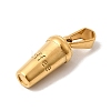 304 Stainless Steel Pendants STAS-D223-01G-02-2