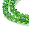 Electroplate Glass Beads Strands EGLA-A034-T1mm-L08-3