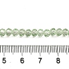 Transparent Baking Paint Glass Beads Strands DGLA-A034-T4mm-D10-4