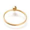 Ion Plating(IP) 304 Stainless Steel Finger Rings RJEW-B0005-7-06G-2